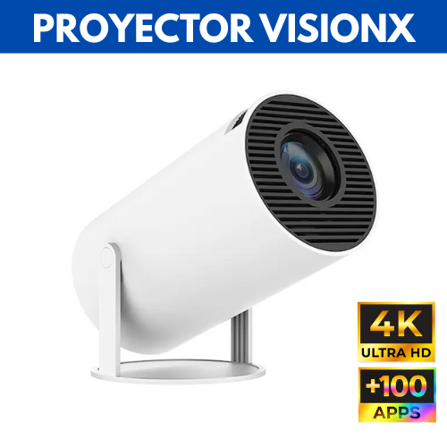 Proyector VisionX Pro 1080p WiFi Bluetooth HDMI